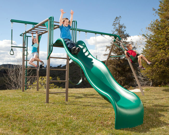 Lifetime Earthtone Deluxe Commercial Grade Metal Playset